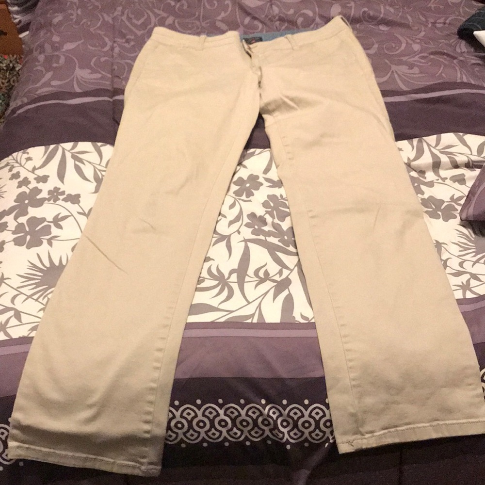 Cream colored jeans